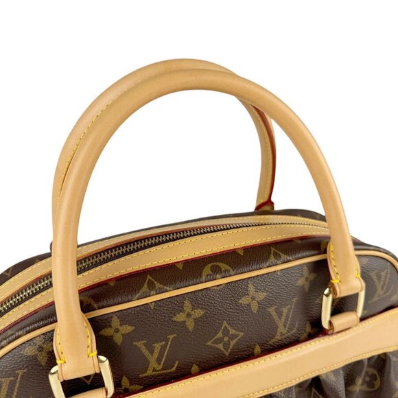 Auth LOUIS VUITTON Monogram Mizi Handbag Brown M40058 - z4054 - Picture 10 of 13
